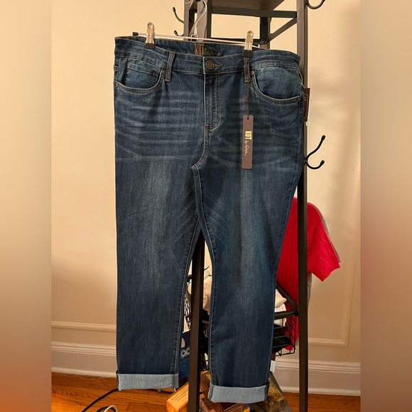 Kut from the Kloth Stevie Straight Leg (Admiration Wash) size 12 NWT - Picture 1 of 11